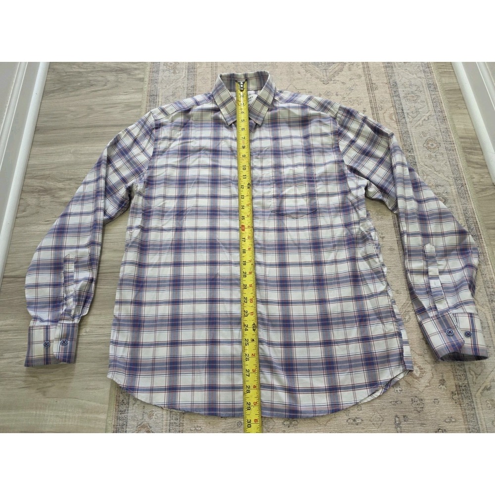 Twillory Mens Large Blue Red Plaid Button Shirt large - Picture 5 of 8
